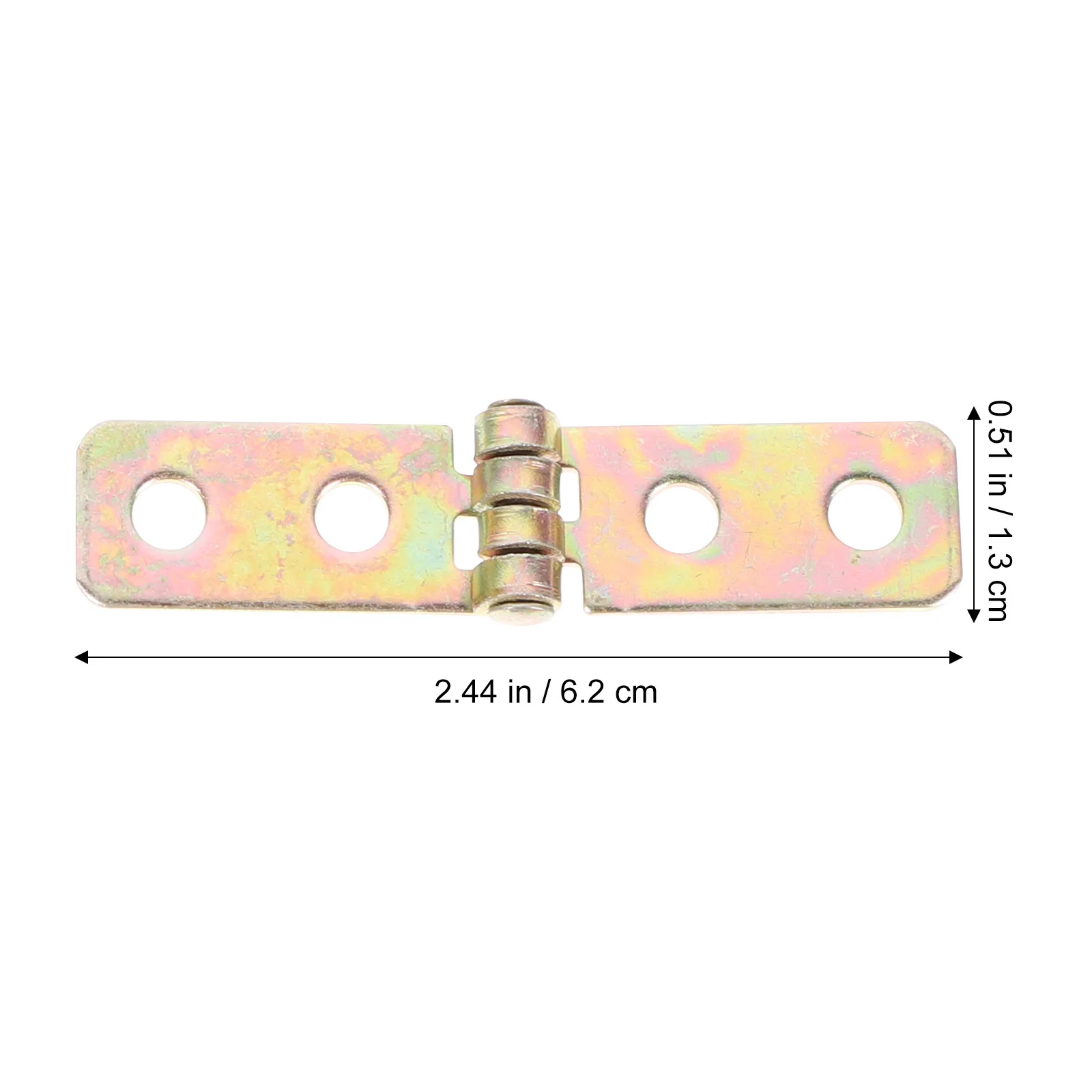12 قطعة الأجهزة المفصلي الصغيرة لخزانة صندوق خشبي درج الباب الصدر الأثاث الحديد للطي مفصلات بعقب موصلات Diy بها بنفسك