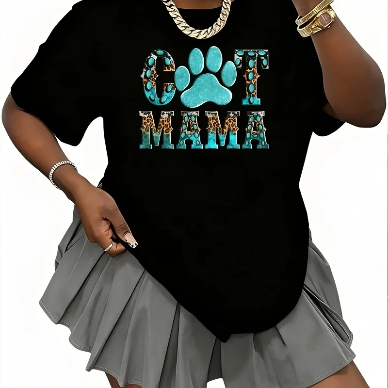 Dog Lovers - Breathable Polyester Pet Parent Outfits Women's 100% Cotton T-Shirt Fun Print Short Sleeve Top Casual Round Neck Tee S-5Xl