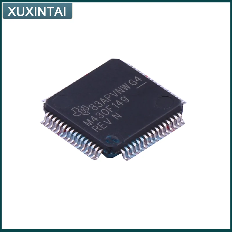 5Pcs/Lot  New Original   MSP430F149IPMR  MSP430F149  Microcontroller IC 16-Bit 8MHz 60KB (60K x 8 + 256B) FLASH 64-LQFP (10x10)