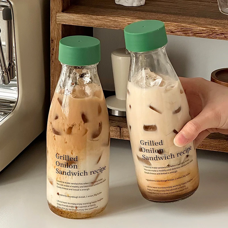 Reusable Glass Travel Cup with Leak-Proof Lid product image