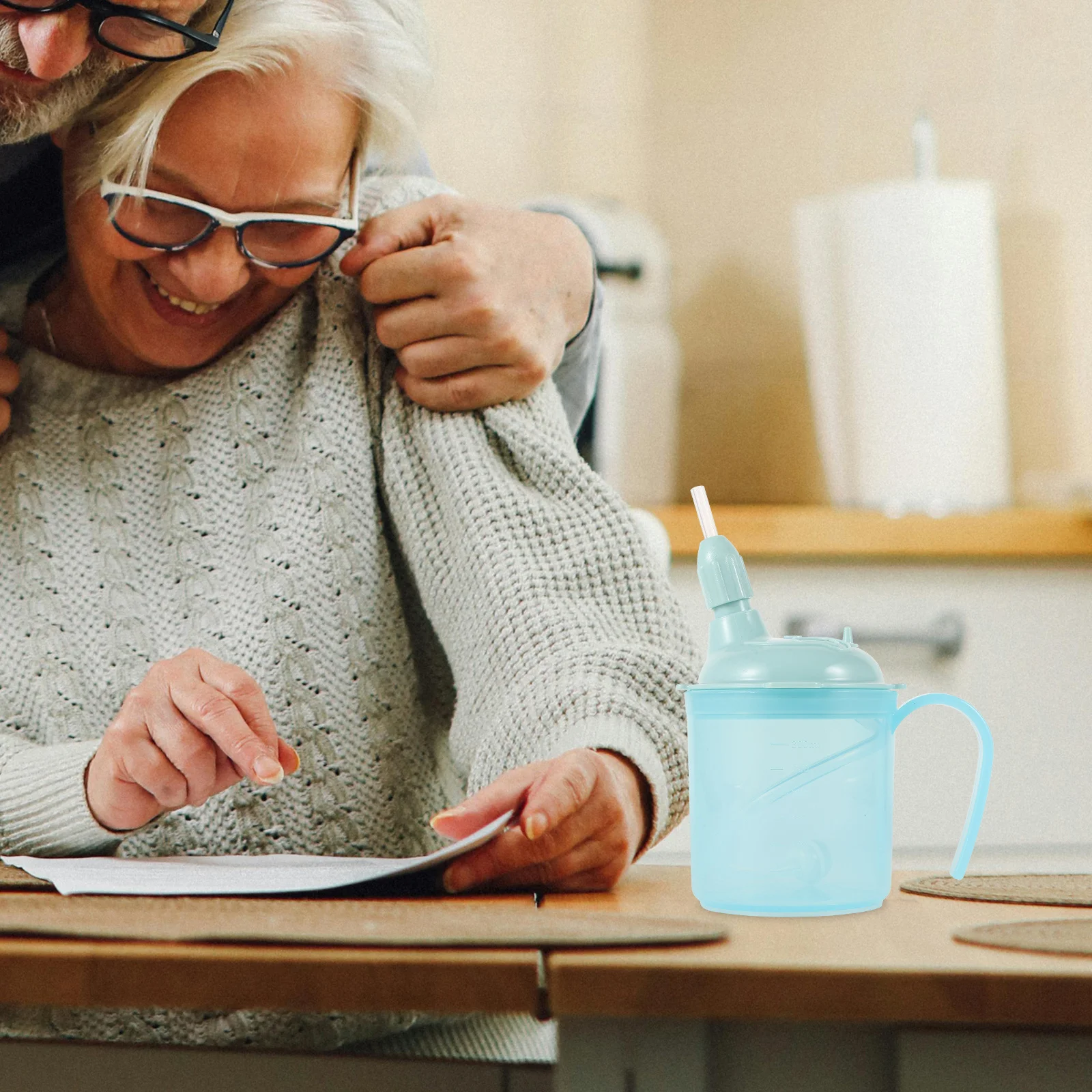 

Practical Straw Cup Disabled Patient Elderly Gifts Bedridden Product Liquid Diet Feeding Cup Multi Use Durable Safe