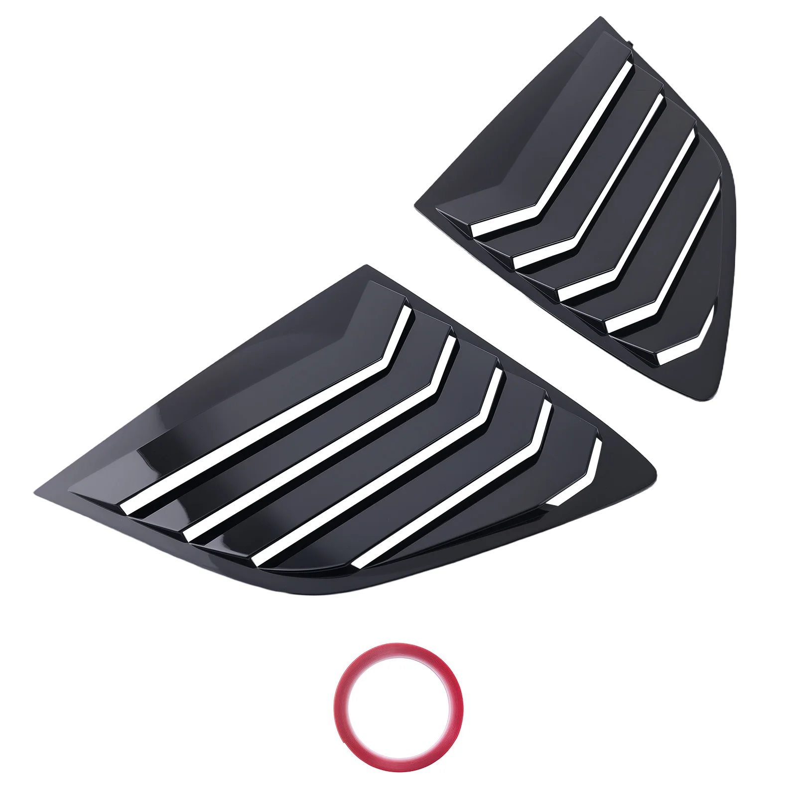 

Side Window Louvers Black ABS Gloss UV Resistant for Honda CR-V 2023-2024