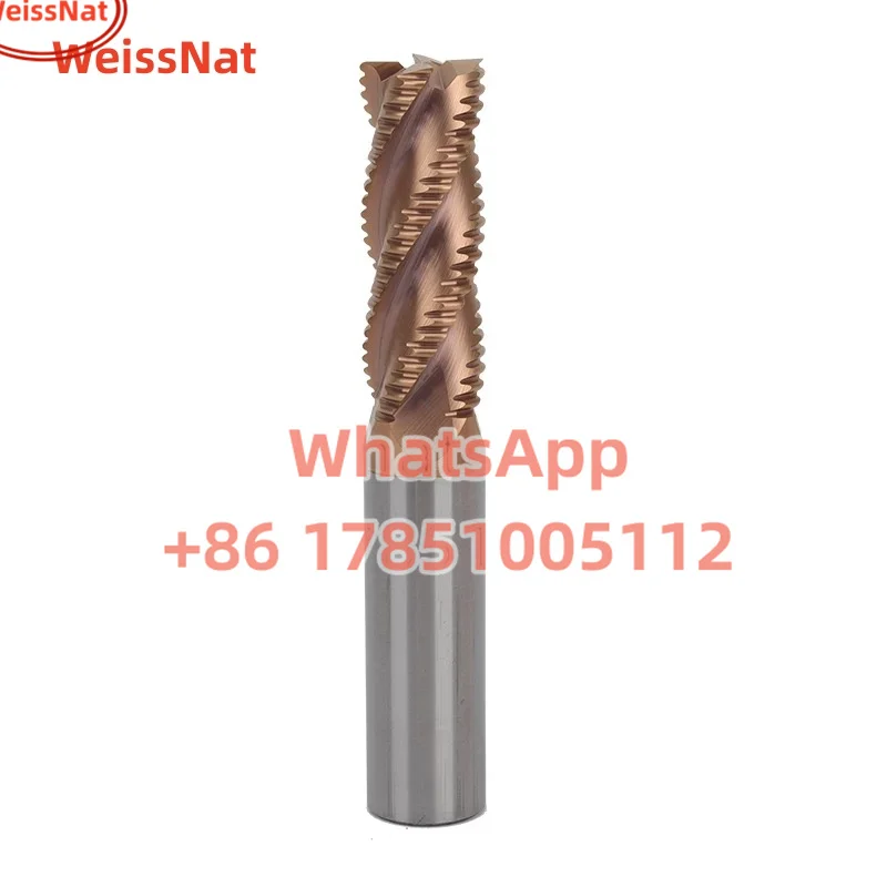 Wave Edge Rough Skin Milling Cutter 55° Nano antique copper