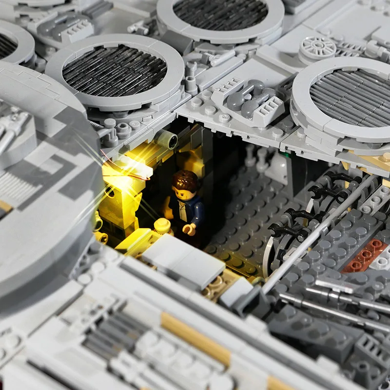 

Комплект светодиодных фонарей для LEGO 75192, лампа «Корабль Сокол», рождественский подарок «сделай сам» (не включает строительные блоки, наборы кирпичей, наборы моделей)