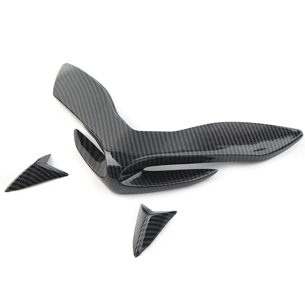 مناسبة لكاواساكي Z900 2017 2018 2019 هدية أمامية هوائية وينجليت منقار أمامي مخروط الأنف تمديد غطاء موسع الصيف #6