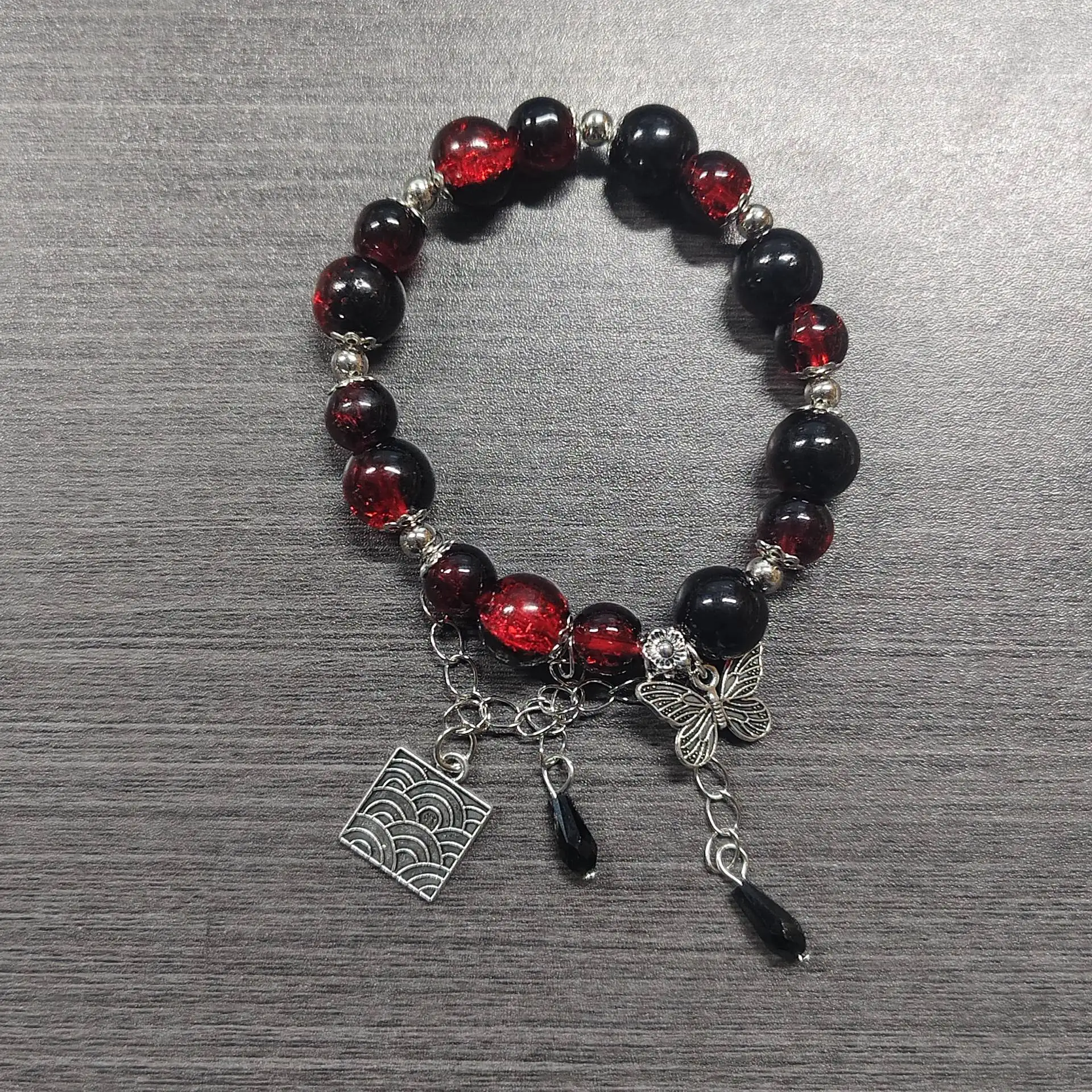 تيان غوان Ci فو سوار تأثيري شيه ليان هوا تشنغ السماء الرسمية نعمة عقد بحلية متدلية على شكل فراشة مطرز أساور تأثيري الهدايا