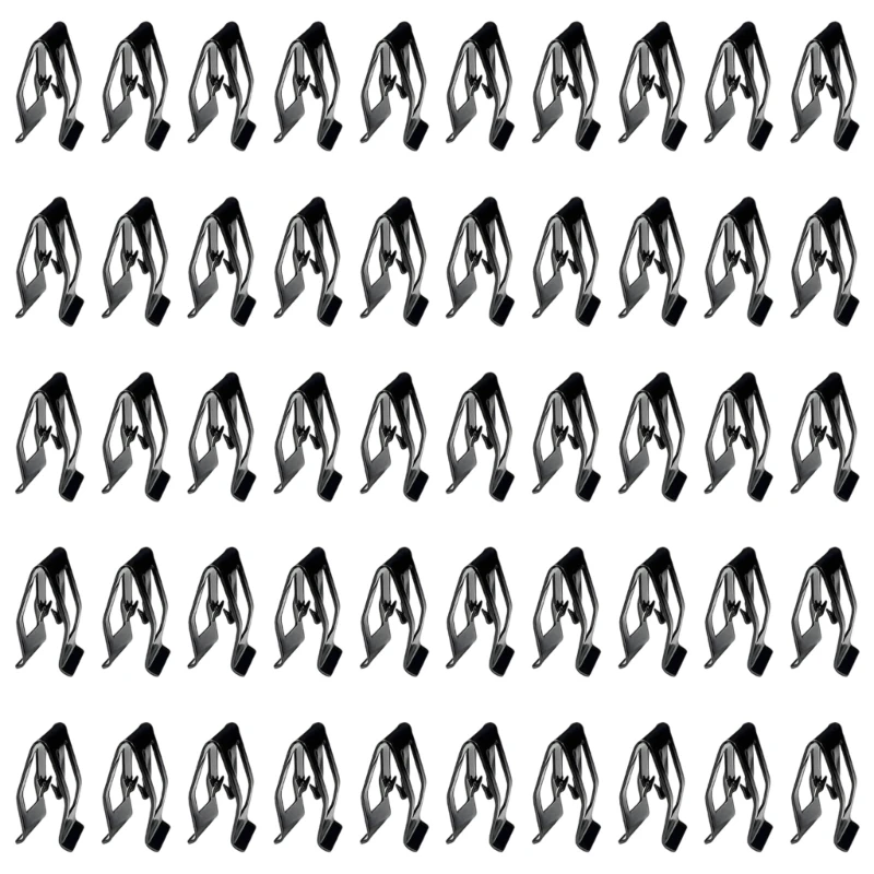 Metal Car Dashboard Clips Secure Interior Panel Fastening Universal Fitment Easy Push Lock Design for Multiple Vehicles