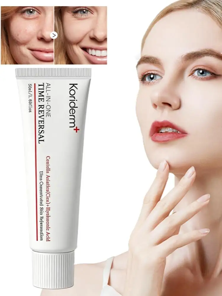 Koriderm Time Reversal All In One Cream 1/3/5/10 szt. Krem nawilżający Cica przeciwstarzeniowy, regenerujący, ultra-odnowiający skórę — 2