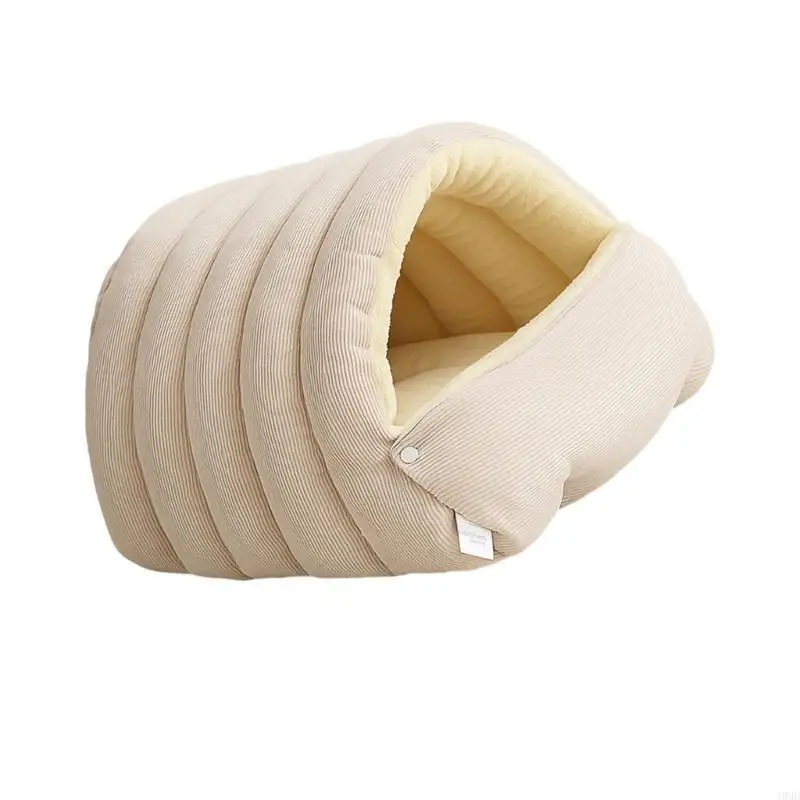 

Съемный чехол, плюшевый домик для домашних животных, уютная укромная кровать для собак и кошек, противоскользящее дно, можно в