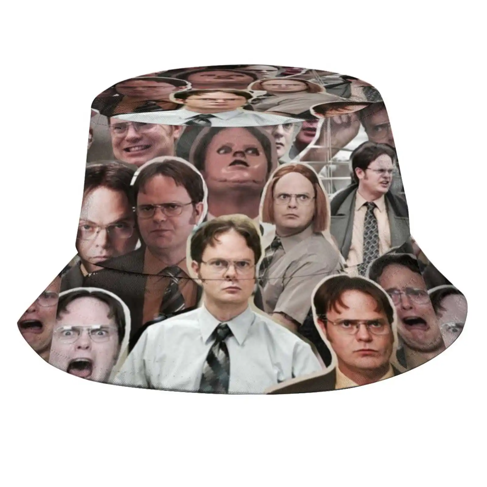 Dwight Schrute - The Office Causal Cap Buckets Hat Steve Carell Prison Mike Tumblr Funny Actor Tv Show Humour Silly The Office U