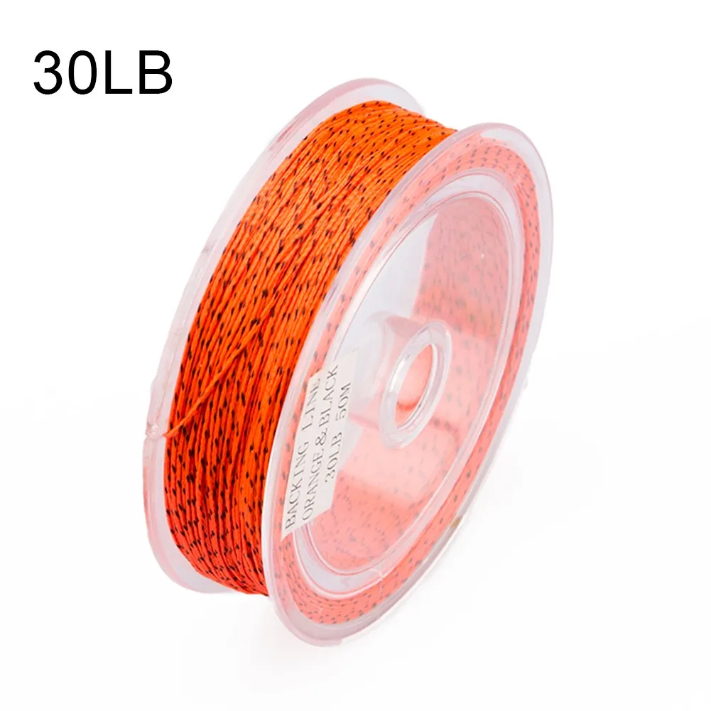 20 / 30lbs supporto per linea pesca trota Loop Dacron 8 lenze intrecciate supporto intrecciato Dacron Fly Lines accessori per la pesca