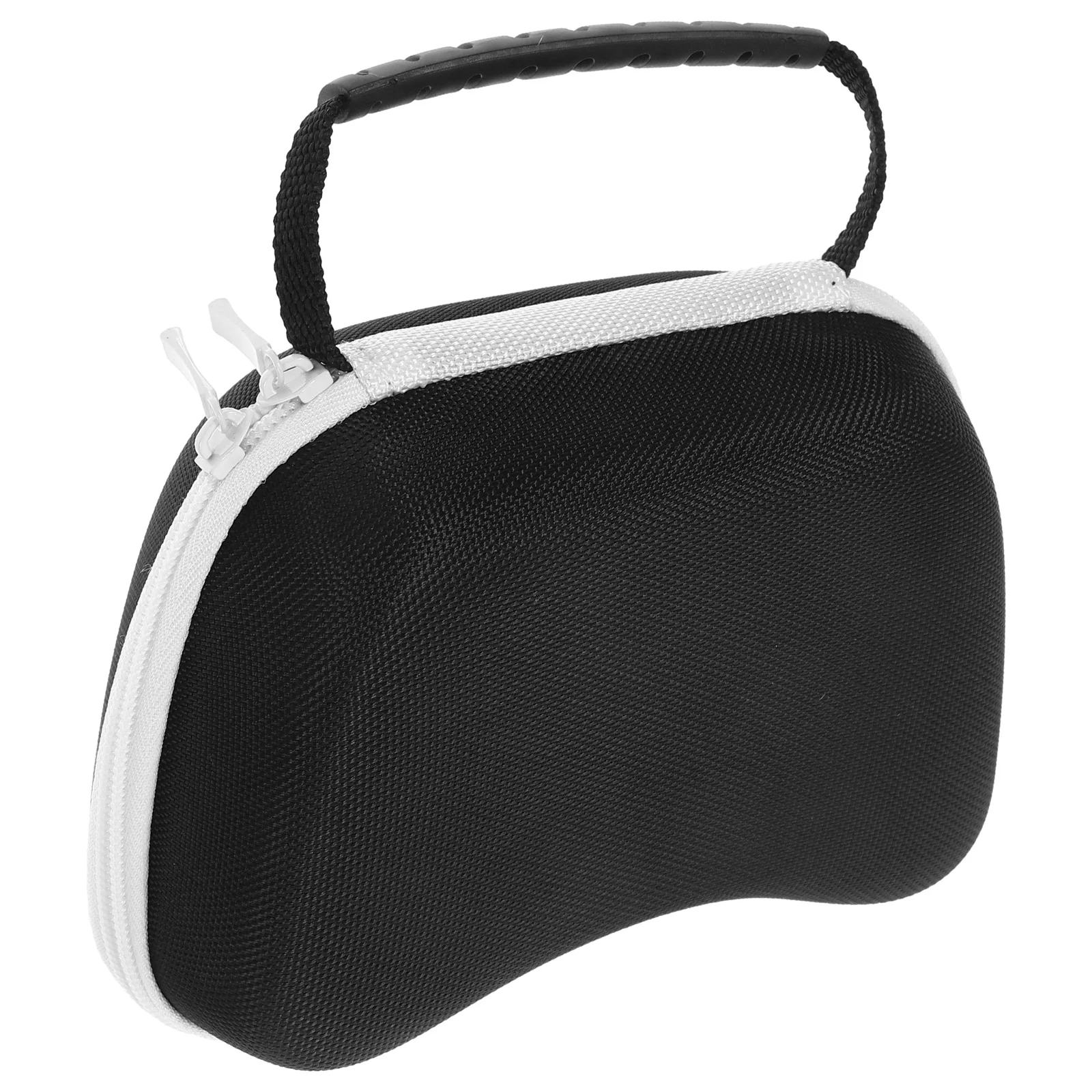 

Compact Game Controller Hard Case Portable Protective Cover with Smooth Zipper and External Mesh Pocket for on The Go Use