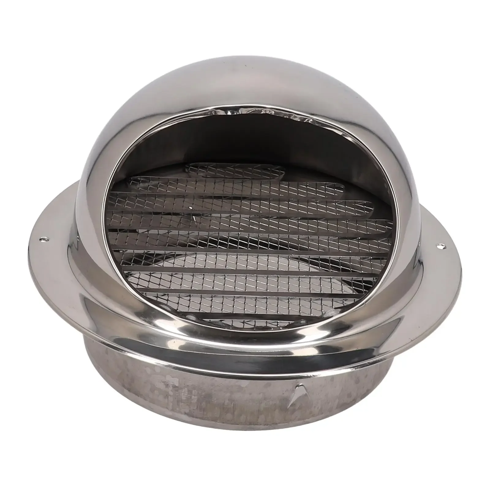 Brand New For Wall Air Outlet Grille Vent Cap Heating Cooling Stainless Steel Windproof 75-200mm Hemispherical