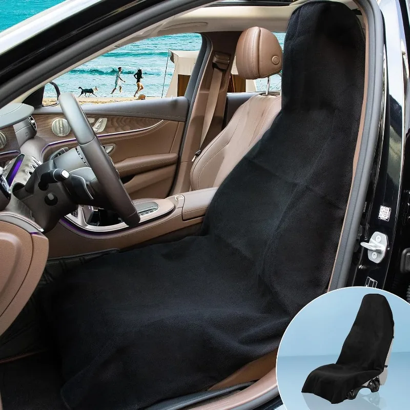 Universal Car Seat Covers Waterproof Non Slip Seat Protector Cushion Pad Sweat Absorbent Towel Cover for Cars SUVs Trucks Seats