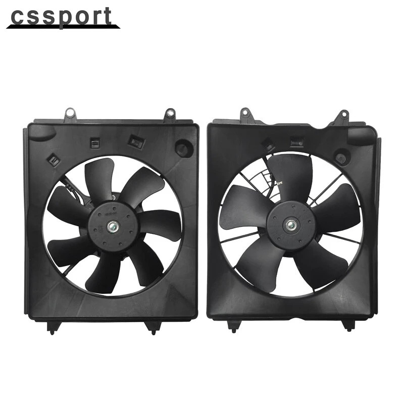 

AC Radiator Condenser Cooling Fan For 2010-2016 Honda CR-V CRV 2.4L Left+Right