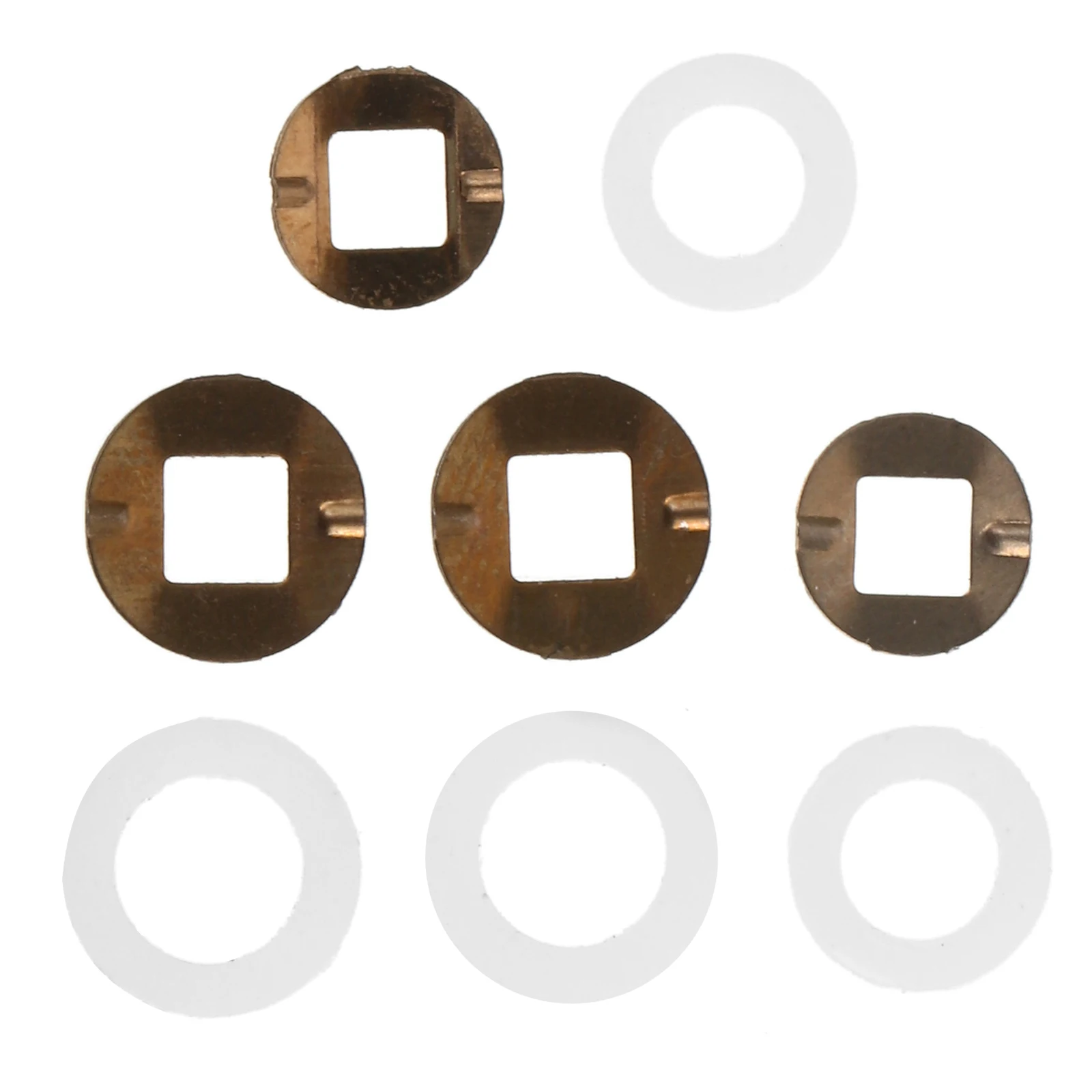 

8pcs Gasket Accessories Barber Barber Scissor Gaskets Shear Pad Haircut Silent Muter Part Dog Grooming Pet Tool