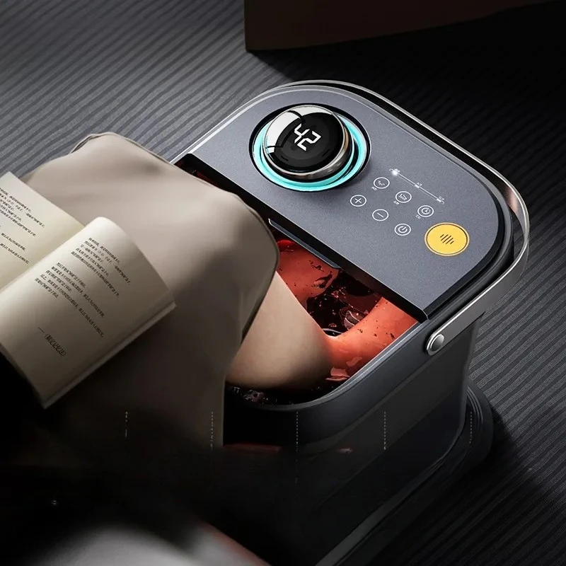 

Electric Folding Footbath Machine,Heated Constant-temperature Massage Health Care Foot Spa, Smart Sterilization Foot Bath Bucket