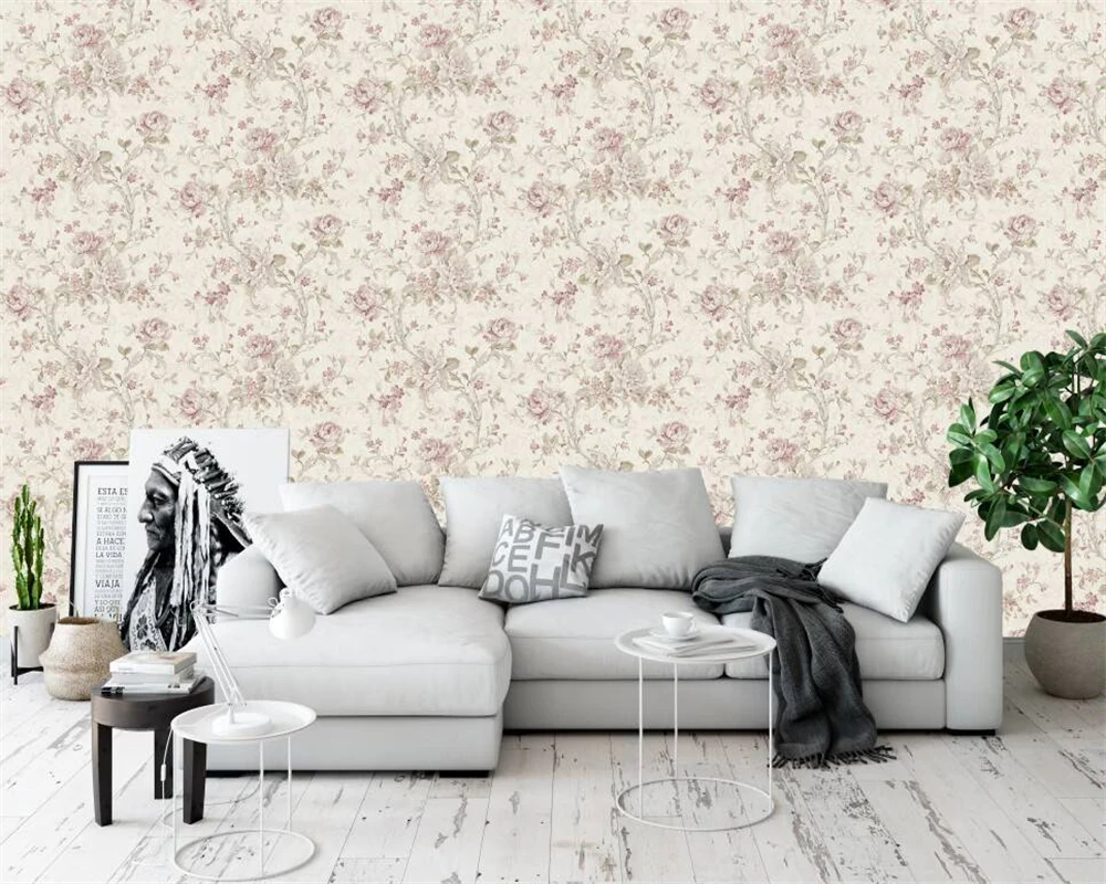 

beibehang Customized new hand-painted flowers and plants, living room electrical background, multiple materials wallpaper