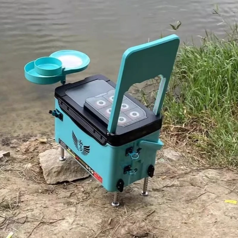 Adjustable Ultra Light Dry Wet Separation Fishing Box, Complete Set of 16 Liter Multifunctional Fishing Gearbox