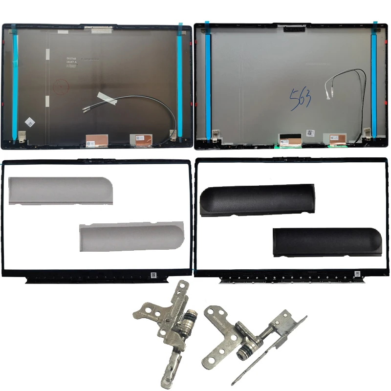 NEW Laptop LCD Back Cover/Front Bezel/Hinges L R For Lenovo ideapad 5 15IIL05 15ARE05 15ITL05 5-15IIL05 15ARE05 5ITL05 15ALC05