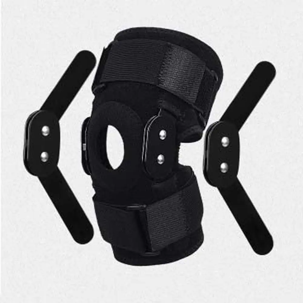 

Защита коленной чашечки для фитнеса, алюминиевая полоса, компрессионный бандаж для мениска, наколенник, наколенник, спортивный наколенник