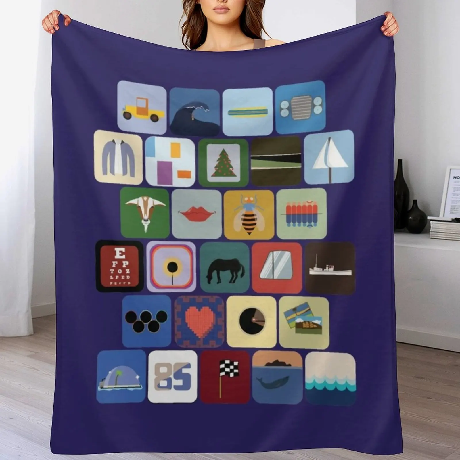 

The Beach Boys Discography Throw Blanket Bed linens manga Decorative Sofas christmas decoration Blankets