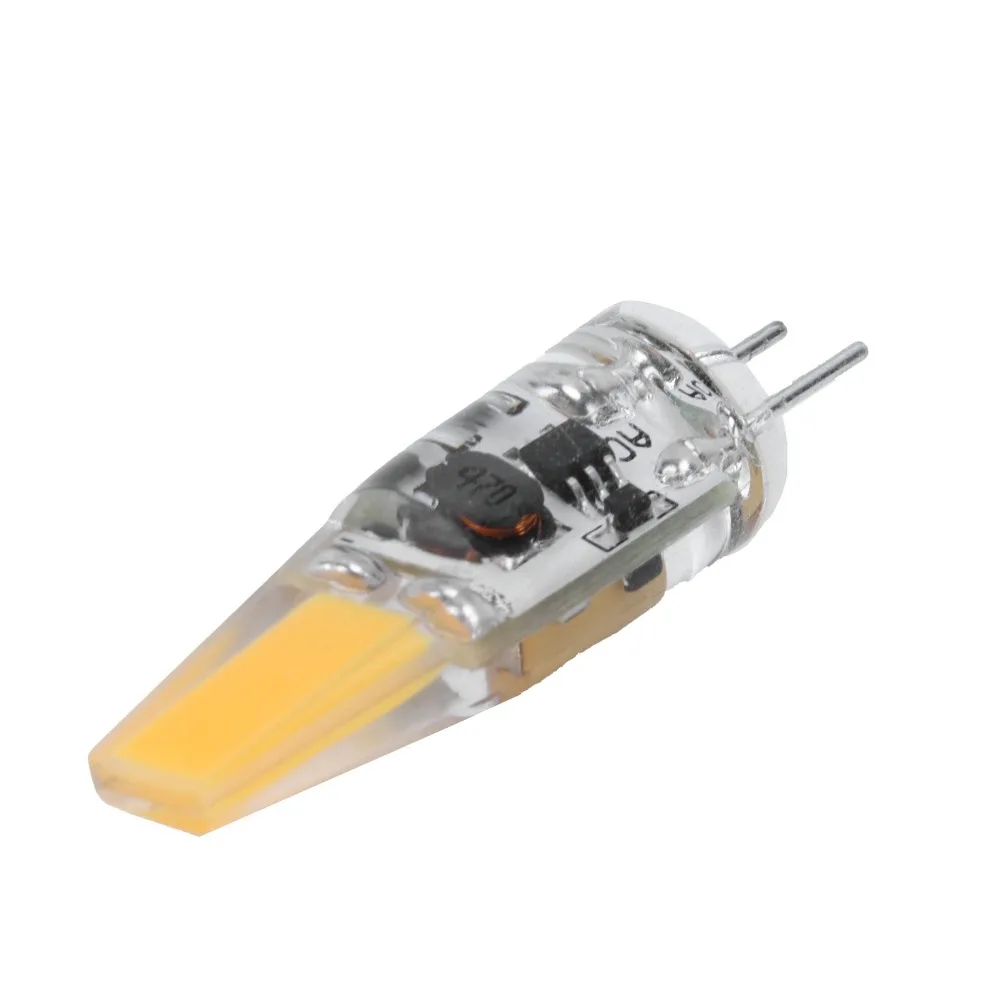 2 Bombillas LED G4 de 6W, AC/DC12V, Luz Blanca Cálida 3000K, Mini Lámpara LED de Silicona, Bombilla para Lámpara de Araña