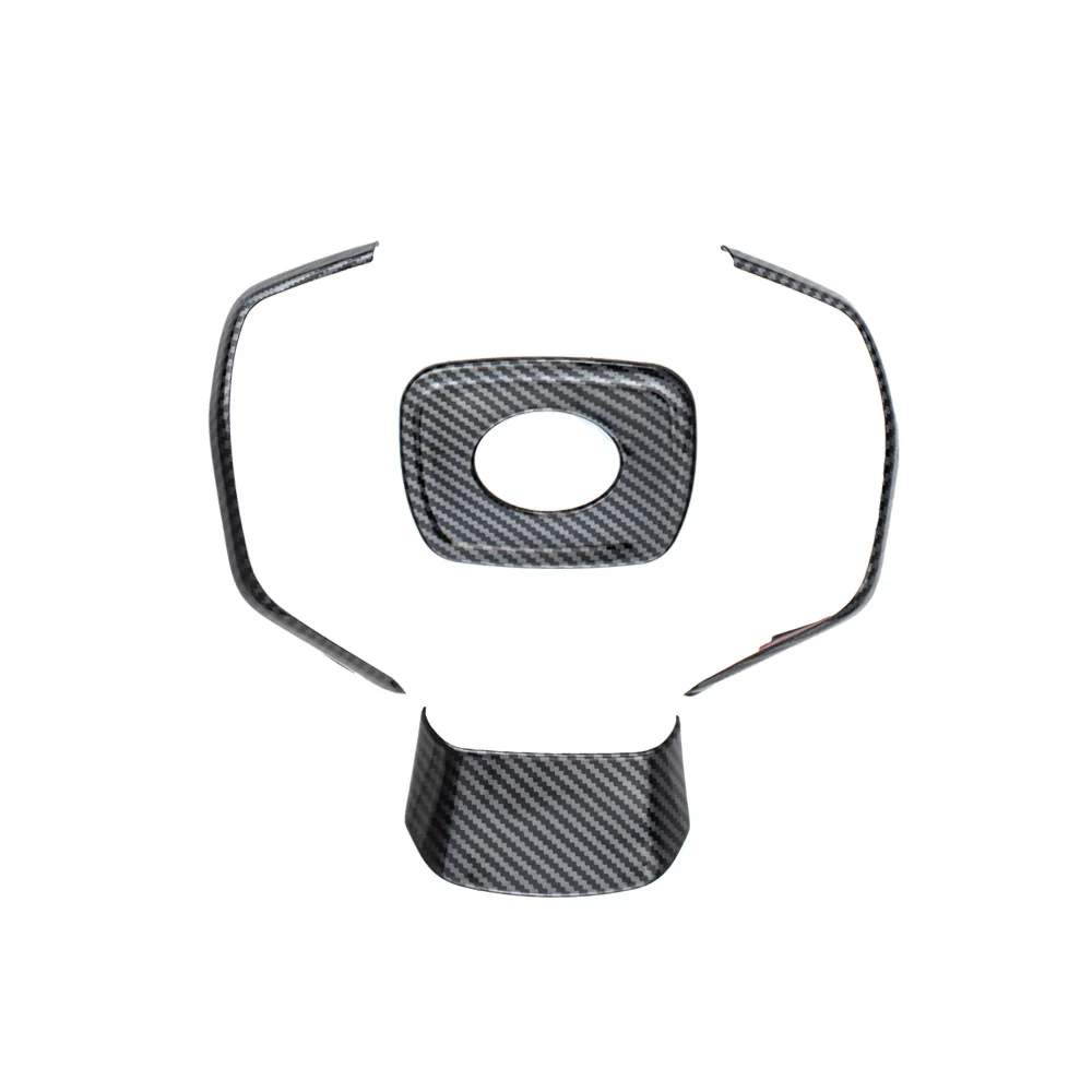 ABS Carbon Fiber Color Steering Wheel Decorative Trim Cover Interior for Toyota Prius 2023 2024