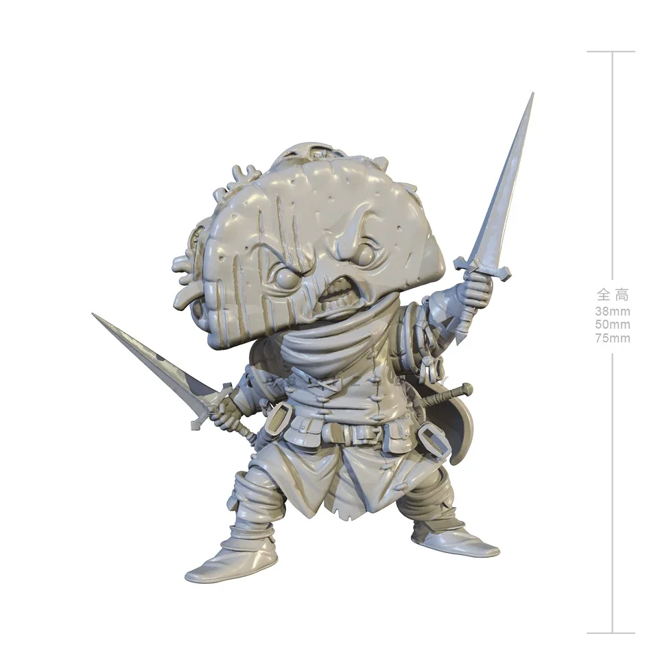 38mm 50mm 75mm Resin model kits figure colorless and self-assembled 3D Printing  TD-6735/3D