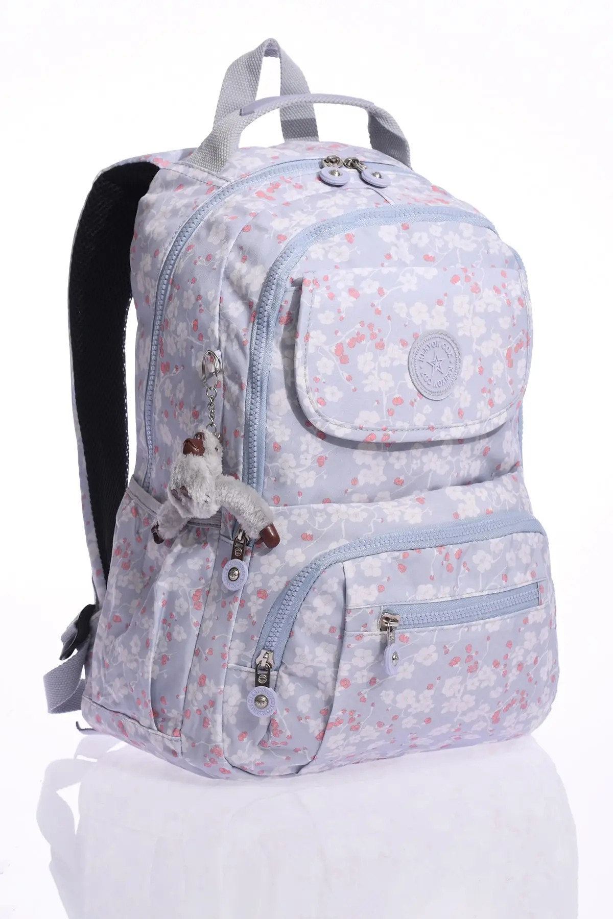 Student Solid Color School Bag New Backpacks For Teenagers Large Capacity Travel Backpack High Quality Canvas Bookbag