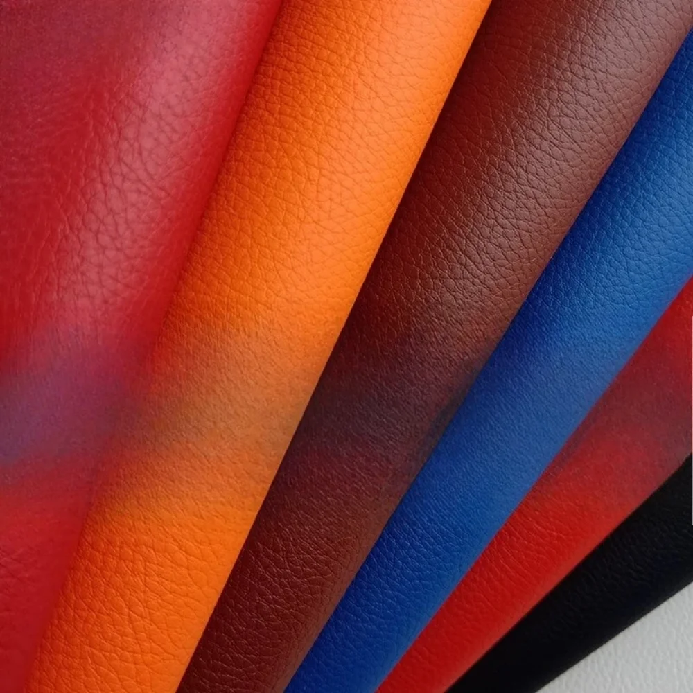 Lychee Pattern Waterproof Synthetic Leather Fabric Background Wall Bedhead Package Automotive Interior Wear Resistant Cloth