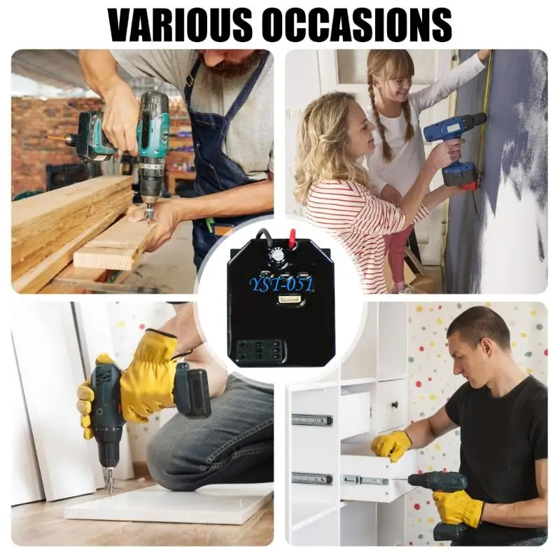 

E15A Universal Brushless Motor Controller 18 to 21V Intelligent Overheat Prevention and Precisions Speed Controller