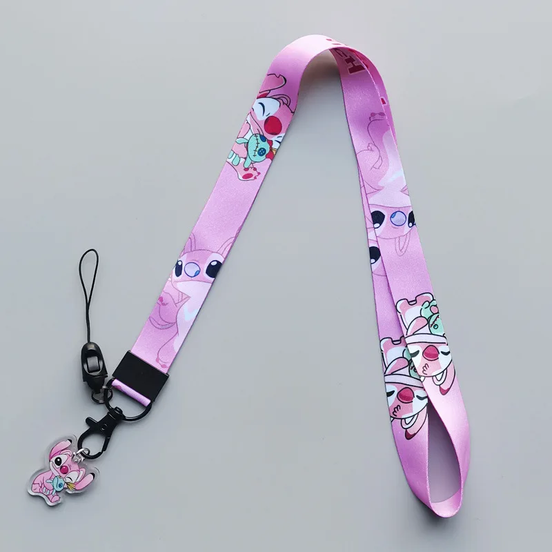 Stitch Cute Lanyard For Keys ID Card Cover Badge Holder Business Phone Key Lanyard Neck Straps Keychain Accessories image 5