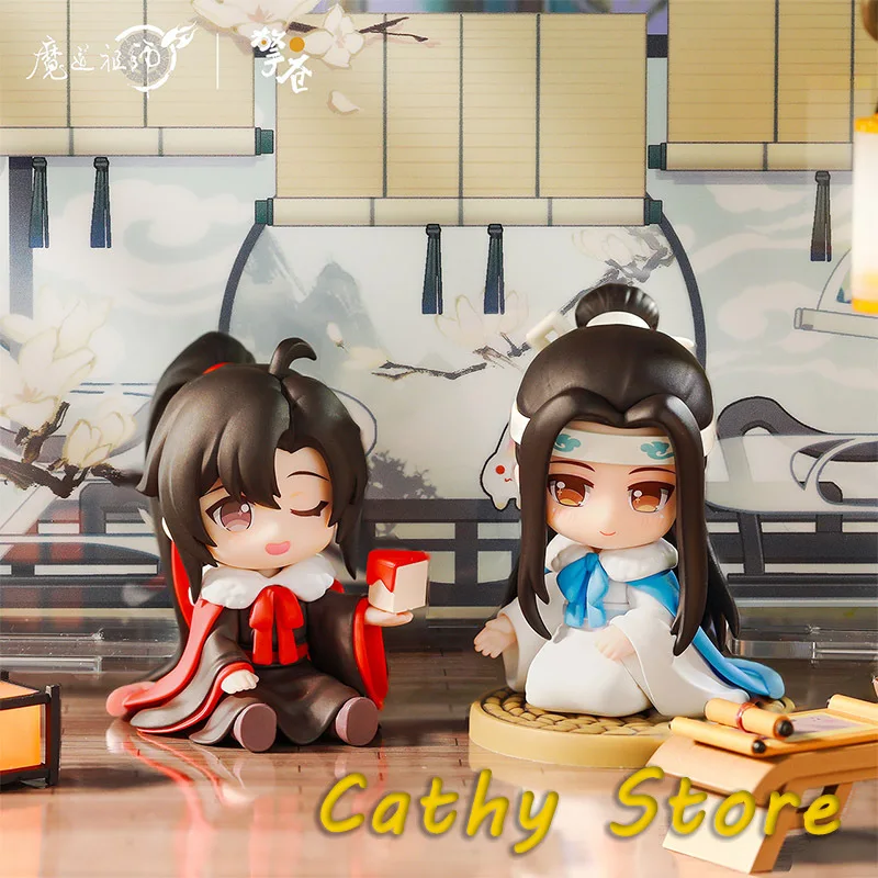

Mo Dao Zu Shi Anime Figure Lan Wangji Wei Wuxian Action Figures Q Version Model Doll Desktop Collection Dedcor Toy Boy Girl Gift