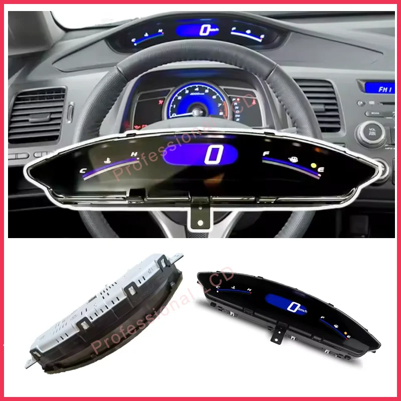8th Generation Car Speedometer Dash Display Gauge Instrument Cluster For HondaCivic 2006-2011 78120-SNA-A14 Car Accessories