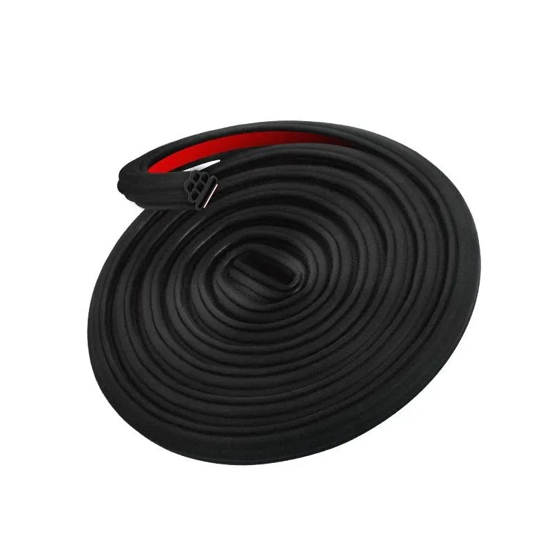 Car Door Seal Strip 5/10m Rubber Sealant Noise Insulation Anti-Dust Soundproofing Auto Hood Trunk Sealing Strips Accessories