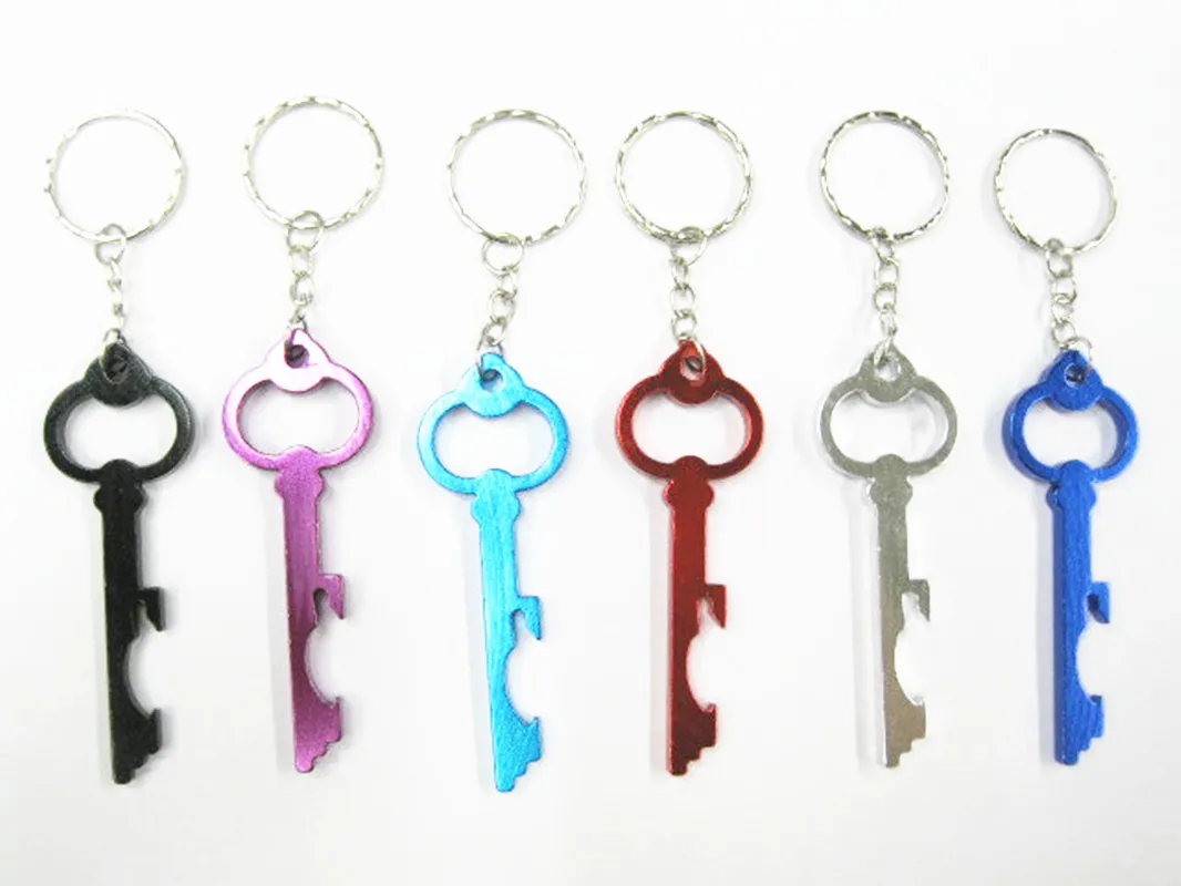 Aluminum Alloy Key Pendant Stainless Steel Car Keyring New Creative Car Bag Accessory Bottle Opener