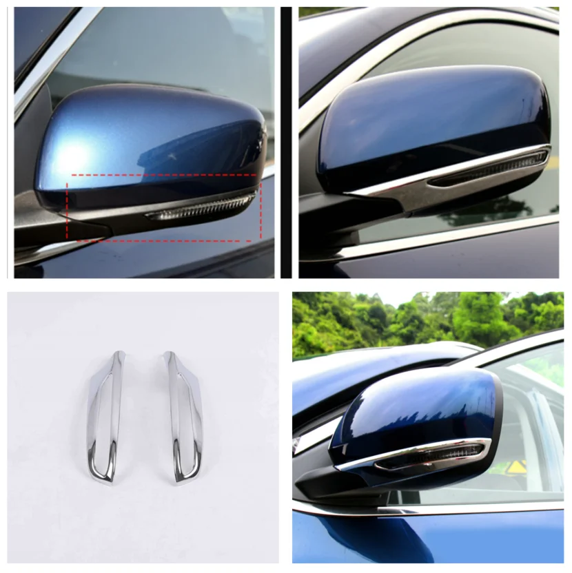 

For Renault Kadjar 2016 2017 2018 ABS Accessories Side Rearview Mirror Strip Cover Trim / With LED Lights