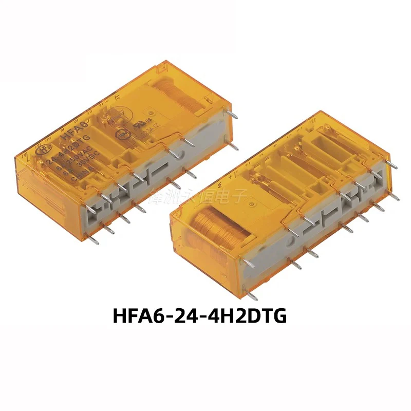 1Pcs HONGFA Relay HFA2 HFA4 HFA6-24-3H1DTGF 2H2DTG 4H2DTGF 5H1DTGF HD1ST 6A 12V 24V Safety Relay