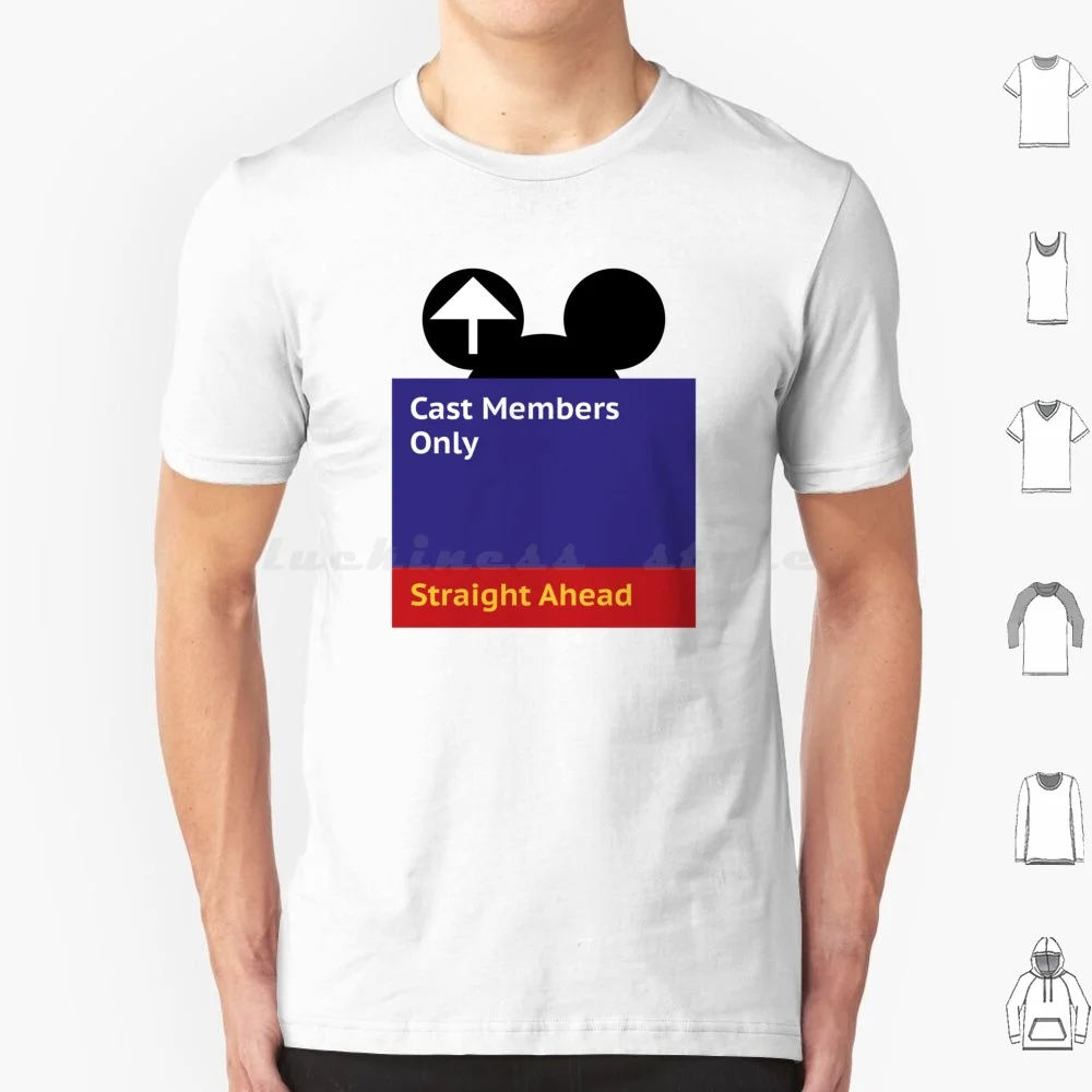 Cast Members Only World Sign T Shirt 6xl Cotton Cool Tee Wdw World Walt World Cast Member Cast Members Parks Orlando Florida