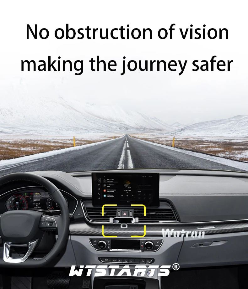 Für Mazda 3 2006-2012 Einstellbare Auto Telefon Halter Mobile Halterung Schwerkraft GPS Drehbare Navigation Halterung Auto Zubehör – Detail 2