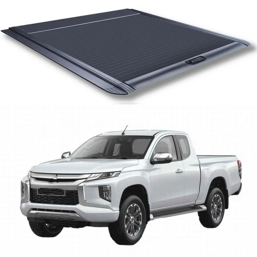 

Ousaie High Quality Retractable Aluminum Manual Roller Shutter Cover Roll Up Tonneau For Triton L200 58/60 Inch