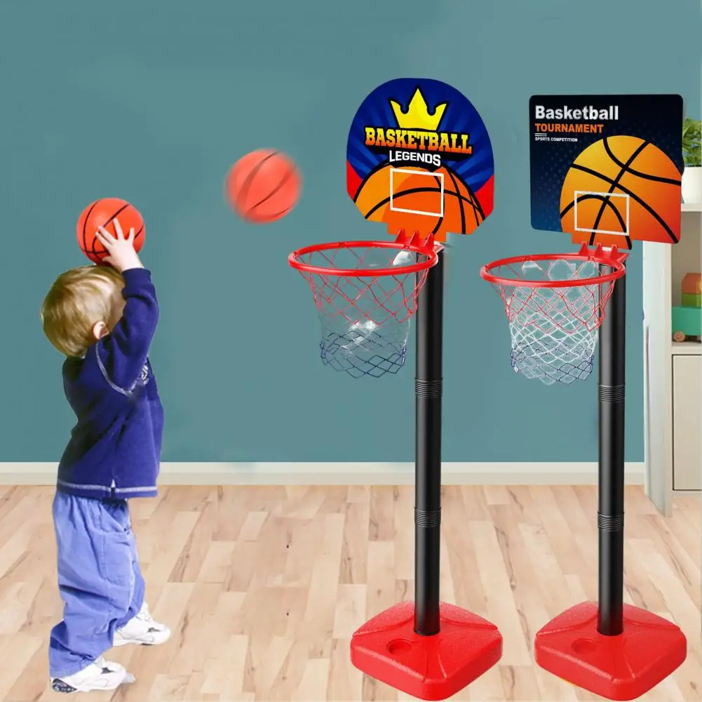 1 Set Basketball Hoop Kit with Ball Pump Mini Basketball Hoop Easy Installation Children Indoor Outdoor Basketball Sports Toy