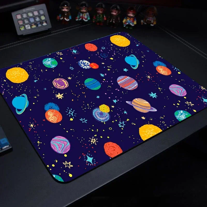 Anime Planet Mouse Pad Gamer Keyboard Computer 40x45cm Table Cushion Laptop Accessories Office Carpet gaming Play mat PC Rug