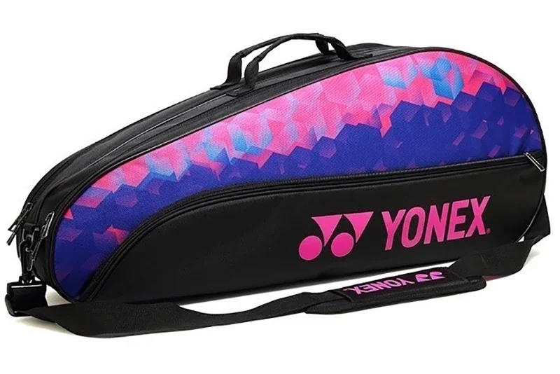 YONEX New Large Shoulder Badminton Bag 3-shot Portable Men\'s and Women\'s Sports Tennis Bag Handbag High Quality And Durable