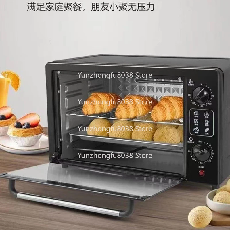 أجهزة المطبخ المحمولة كبيرة الحجم الرقمية الحمل الحراري الخبز المنزلية الخبز وعاء طبخ الأرز الخبز البيتزا فرن كهربائي صغير #3
