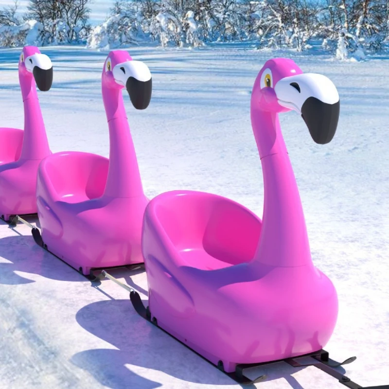 

Snow Internet celebrity sightseeing trolley Ice and snow amusement equipment Ice bicycle Snow rickshaw