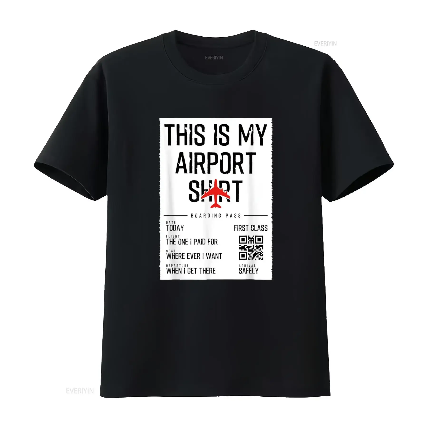 This is my AirporT T Shirt Family Travel vintage Washed homme Unisex Stylish Top For Everyday Wear graphic Versatile Casual