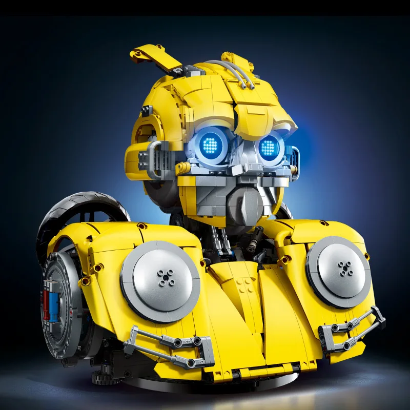 light-equipped-armored-transformable-sports-car-block-kit-dual-form-mecha-3d-assembly-model-desktop-craft-display-collection