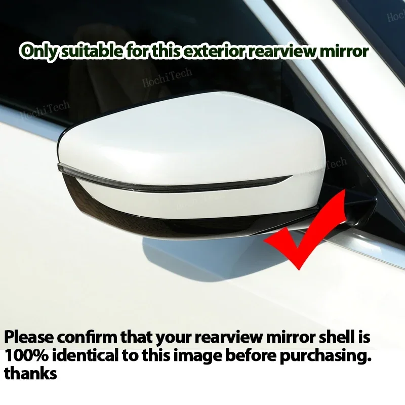 4x Rearview Side wing mirror cover cap Carbon Fiber Pattern Black for BMW G20 G21 G28 G11 G12 G14 G15 G16 G30 G31 G38 G22 LHD